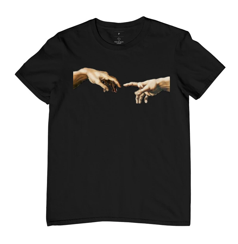 Camiseta a criação de adão