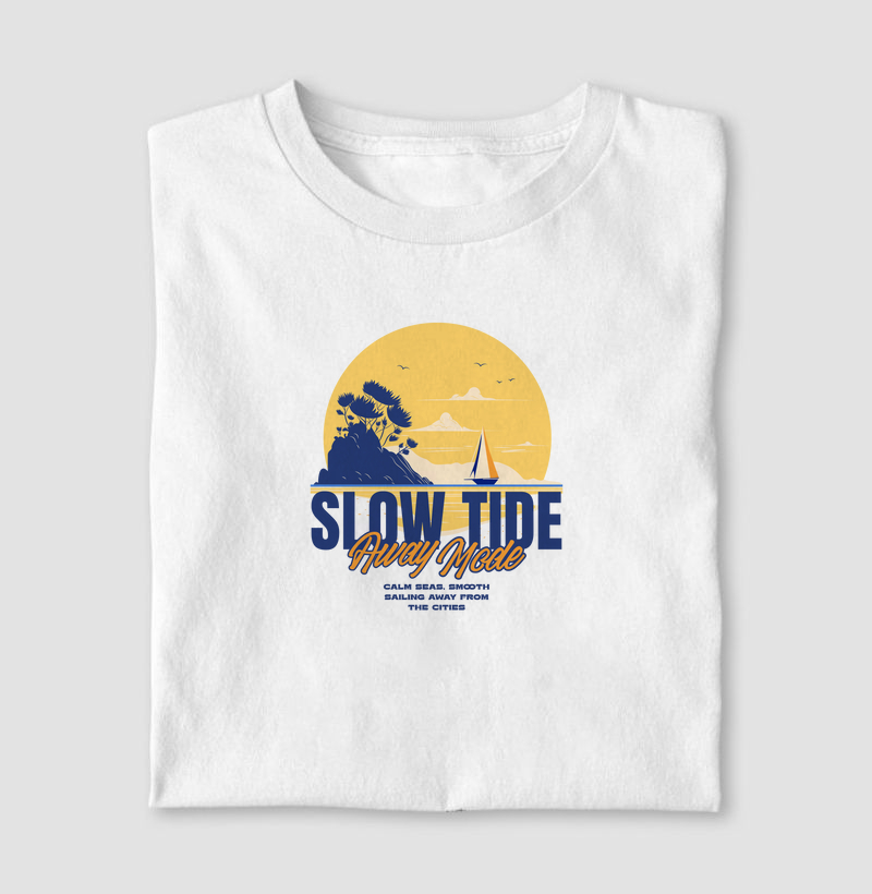 Slow Tide Away Mode - Algodão 30.1