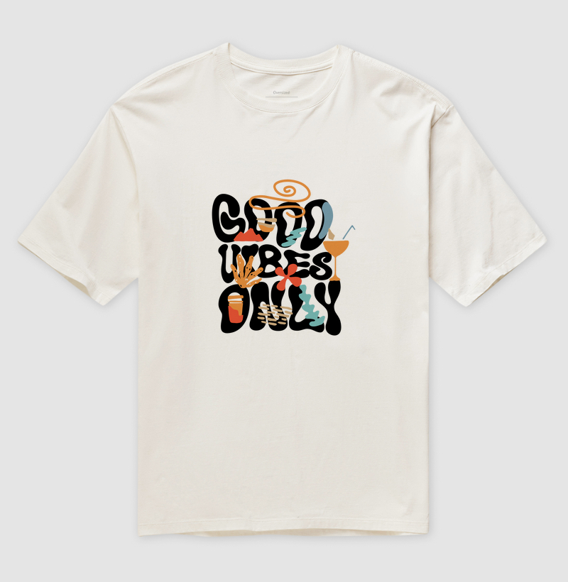 Camiseta Beach Good Vibes Only
