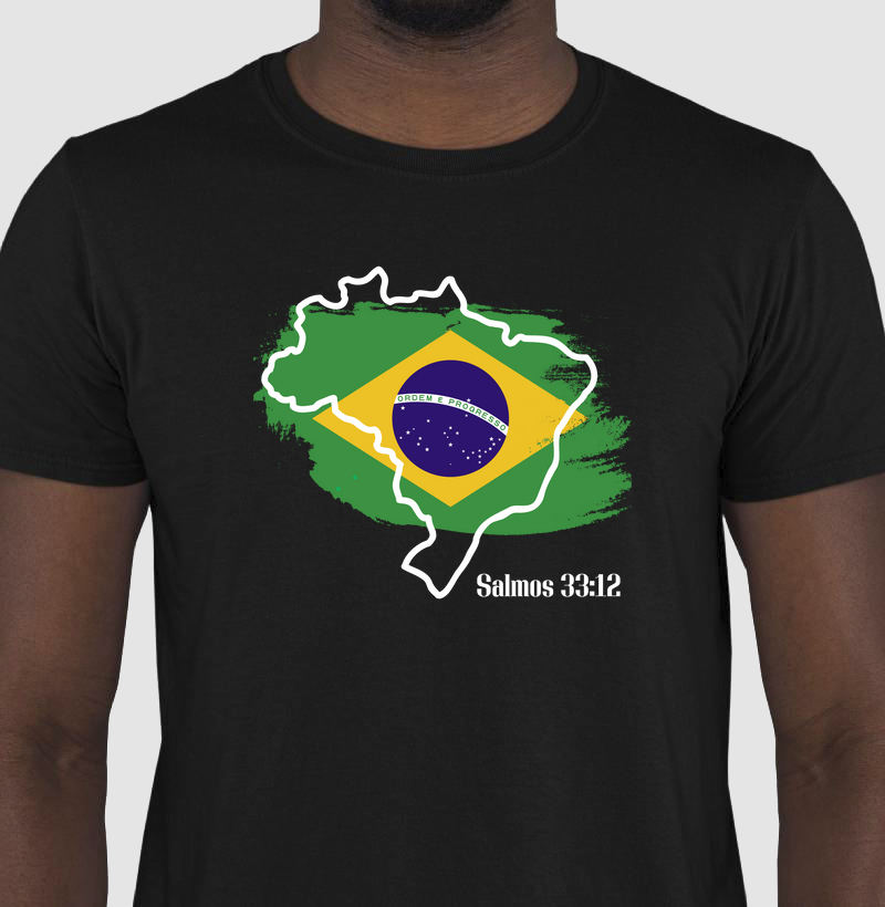 Camiseta Mapa Brasil