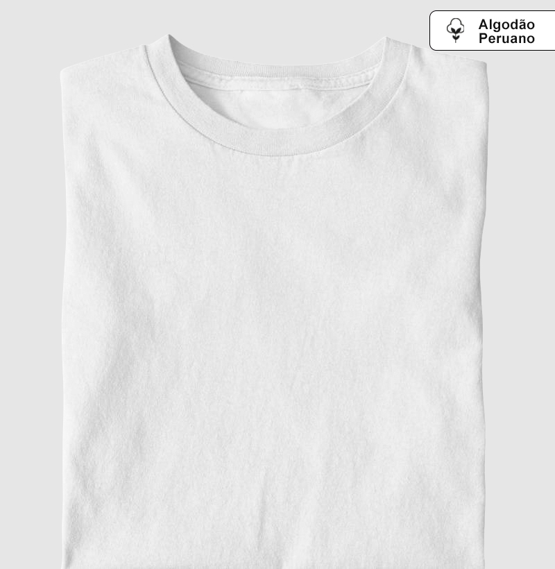 Camiseta Básica Lisa - Algodão Peruano 