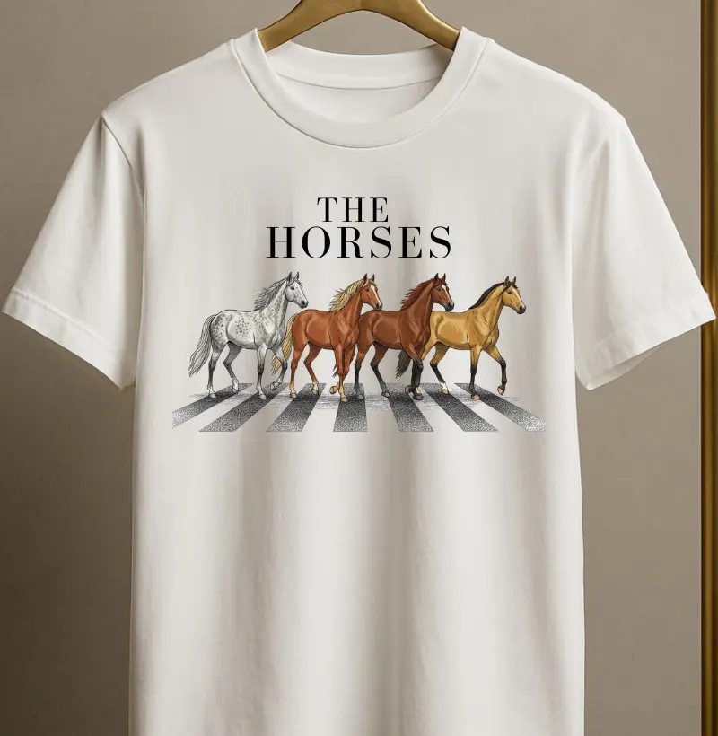 The horses