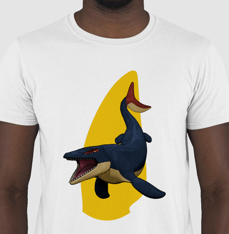 Camisa Algodão Estampada Mosassauro Premium