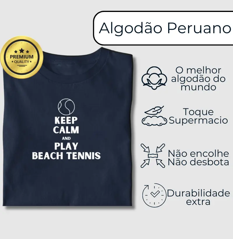 Algodão Peruano - Calma e Raquete
