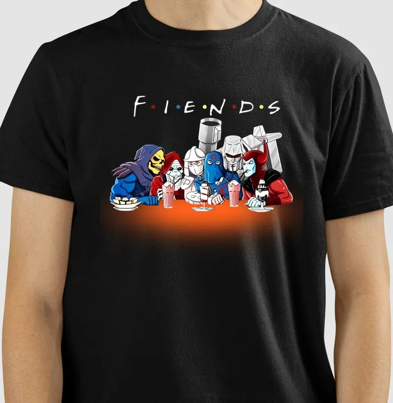 ☕ Camiseta FIENDS – Quando os vilões se encontram