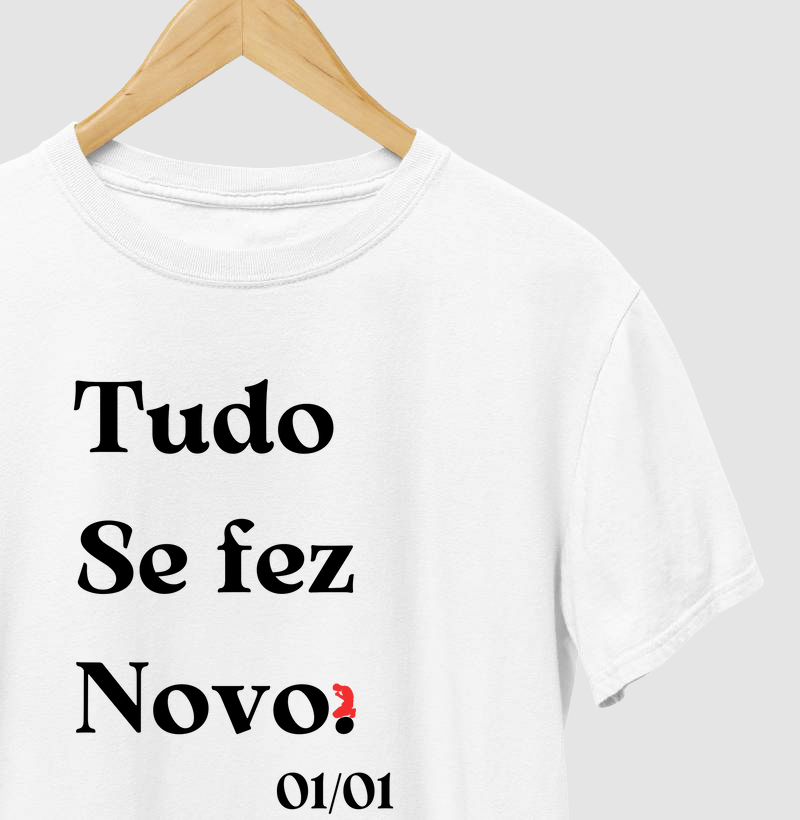 Tudo Se fez Novo. (letra preta)