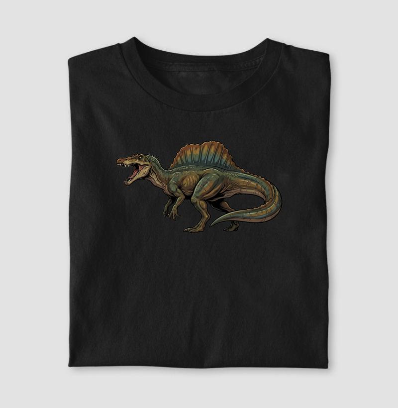 Camisa Algodão Estampada Dinossauro Espinossauro Premium Original