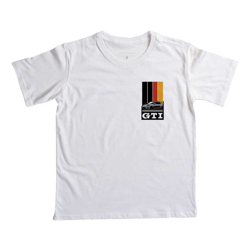 Camiseta Infantil Golf GTI Chest Flag