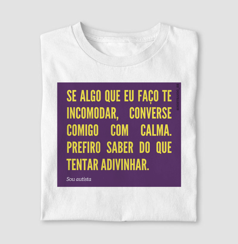 Peça "Converse Comigo Com Calma"