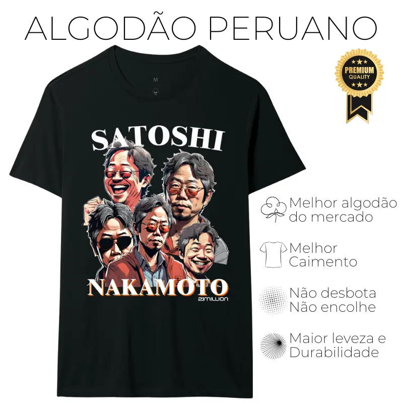 Satoshi Graphic Tee - Premium