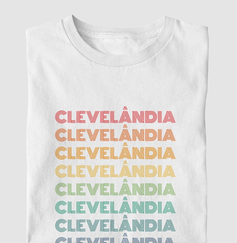 Clevelândia Letreiro Retrô