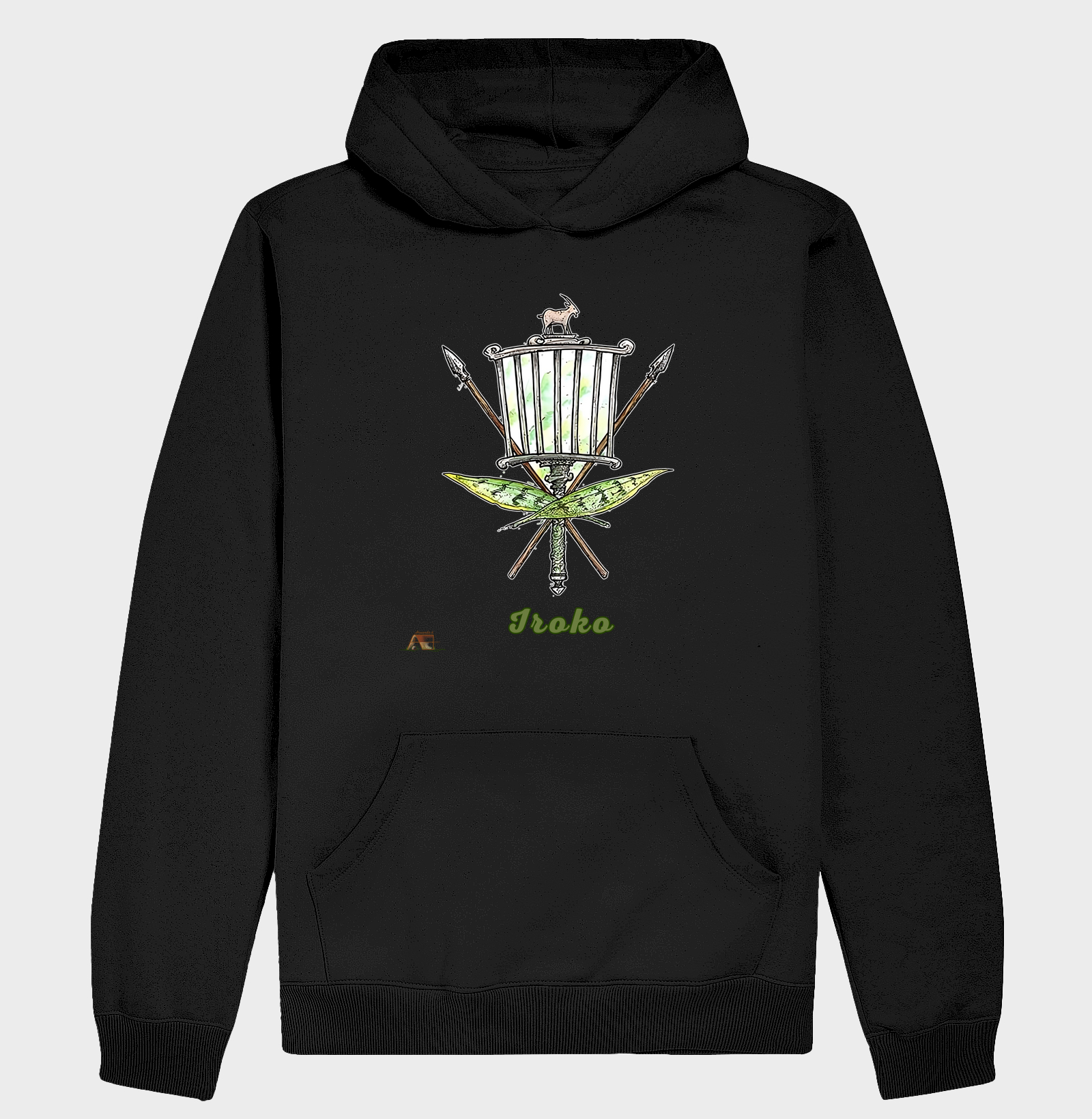 Camiseta Aruanda ê Armas de Iroko Força Ancestral em 100% Algodão