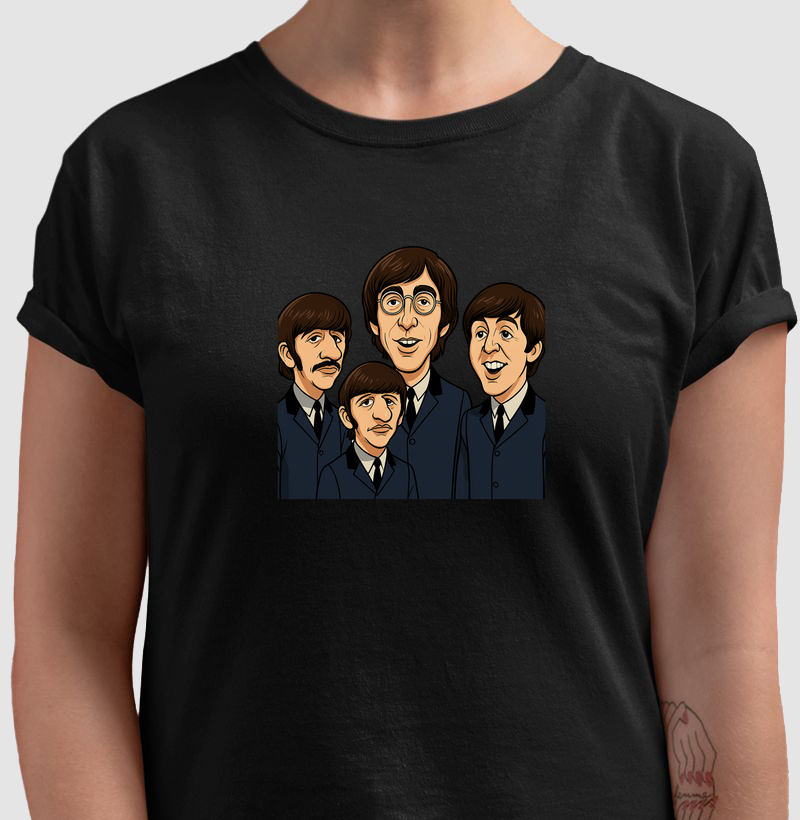 Camiseta Icones do Rock Beattles