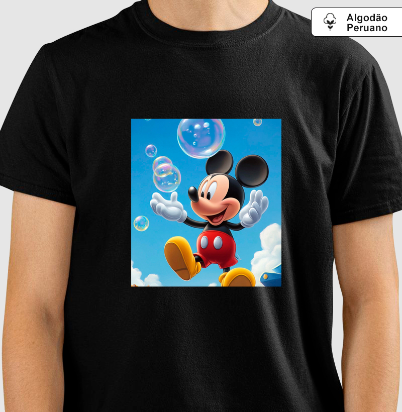 Mickey em bolhas