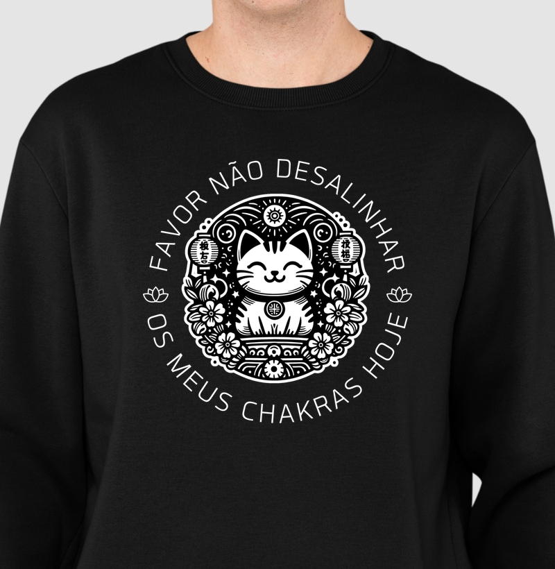 Não desalinhe meus chakras hoje