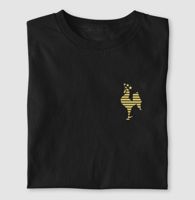 Camiseta Galo Volpi dourado