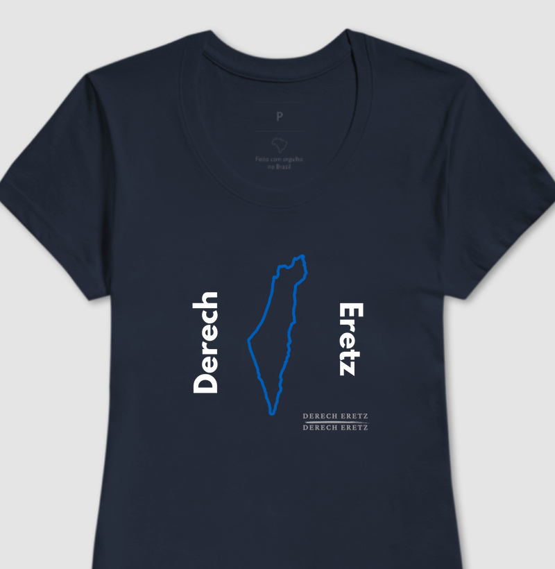 Camiseta Derech Eretz Derech Eretz Map 00071 - Femme