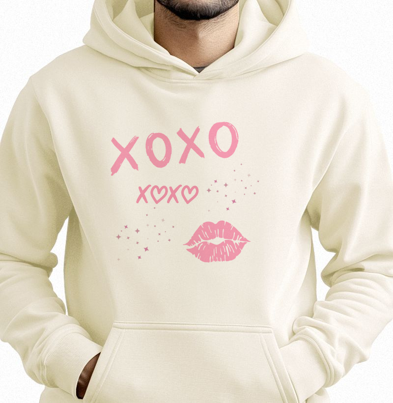 Hoodie Moletom XOXO Love