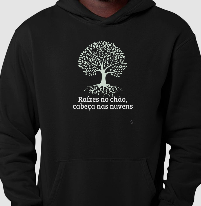 Raízes no chão, cabeça nas nuvens