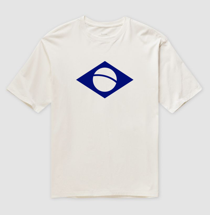Camiseta Oversized Bandeira Minimalista II