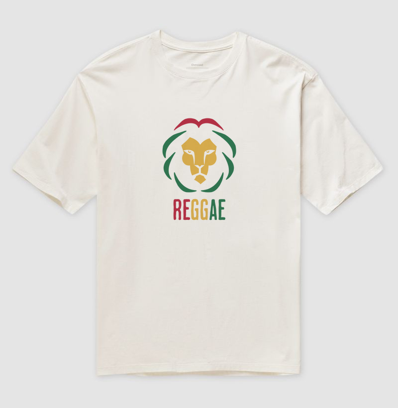 Camiseta Oversized “Lion Reggae”