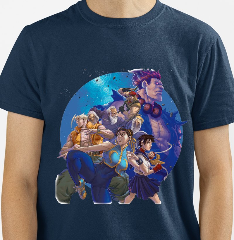 Camisas Street Fighter - Alpha