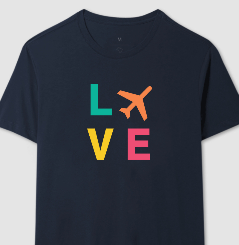 Camiseta Love Aviation