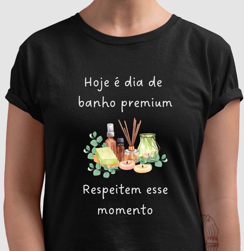 Hoje é dia de banho premium. Respeitem esse momento.