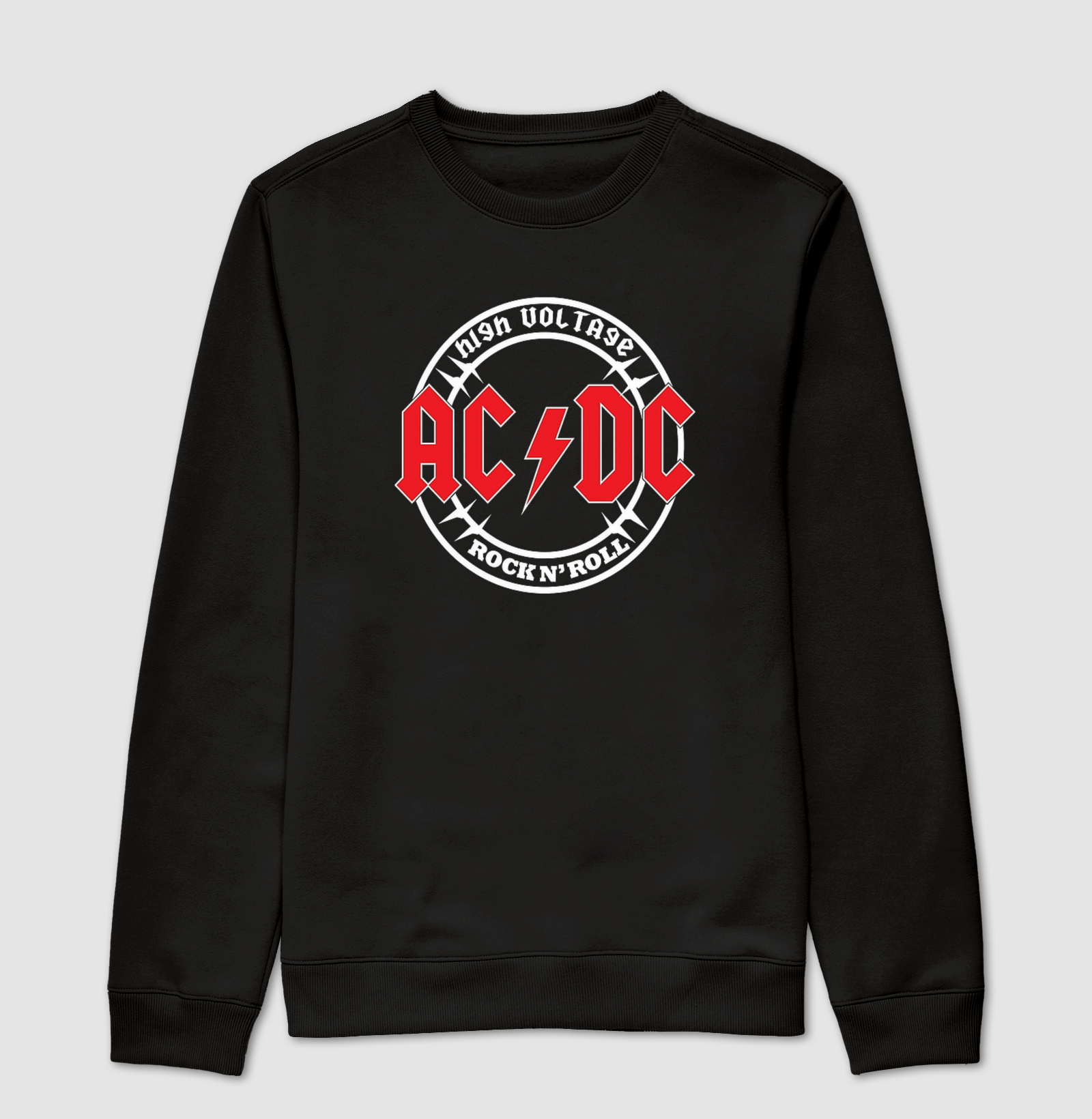 Hoodie Moletom Preta - AC/DC