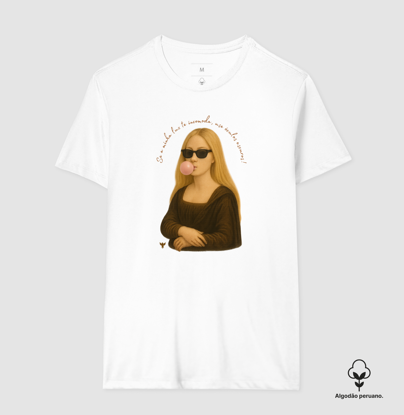 Se a minha luz te incomoda, use óculos escuros! (Loira lisa)