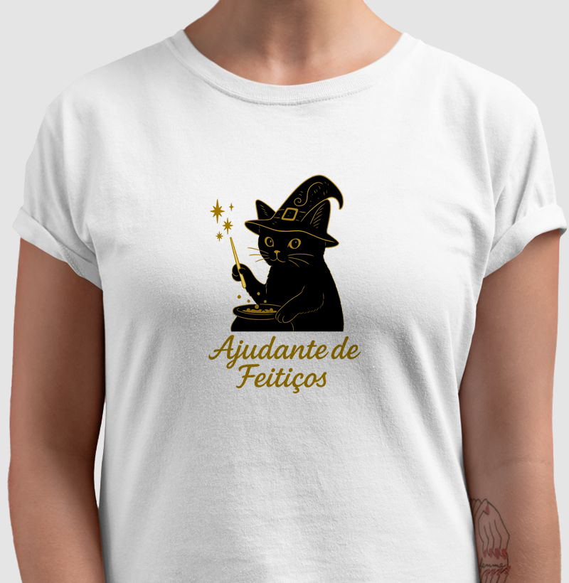 Camiseta Ajudante de Feitiços
