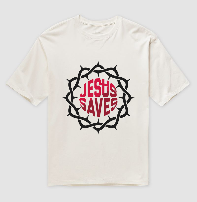 Jesus Saves – O Poder da Redenção em Uma Camiseta! ✝️🔥