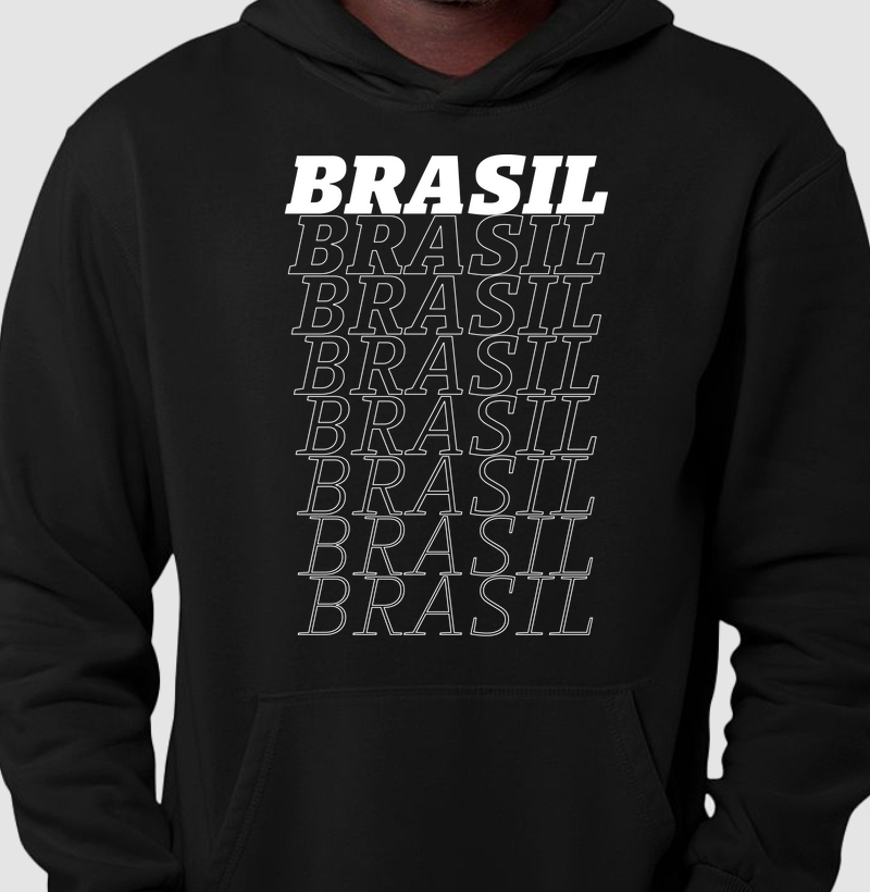 Moletom Canguru Brasil Infinito
