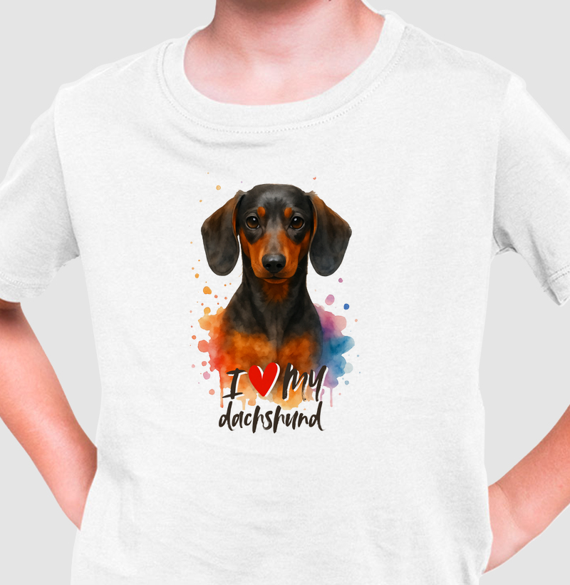 I love my dachshund