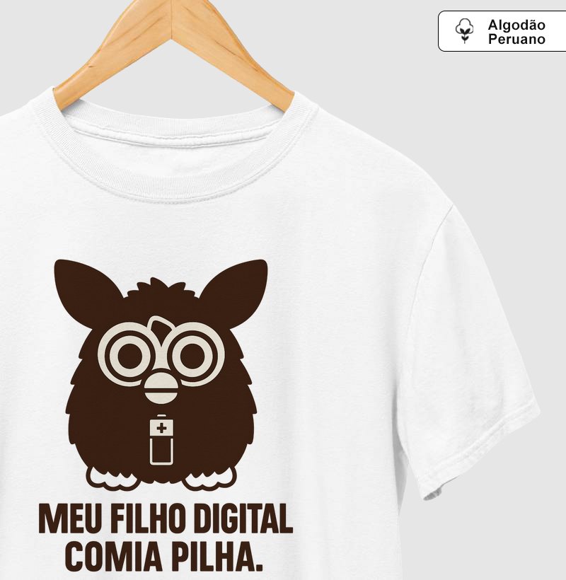 Meu filho digital comia pilha