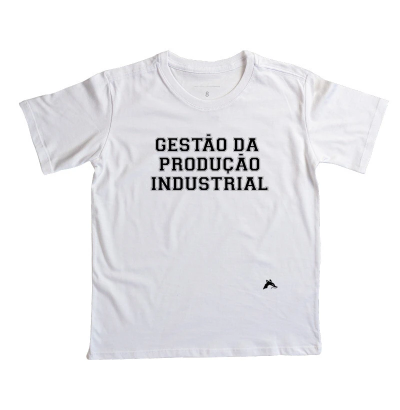 Camiseta Infantil Gestão da Produção Industrial Classic