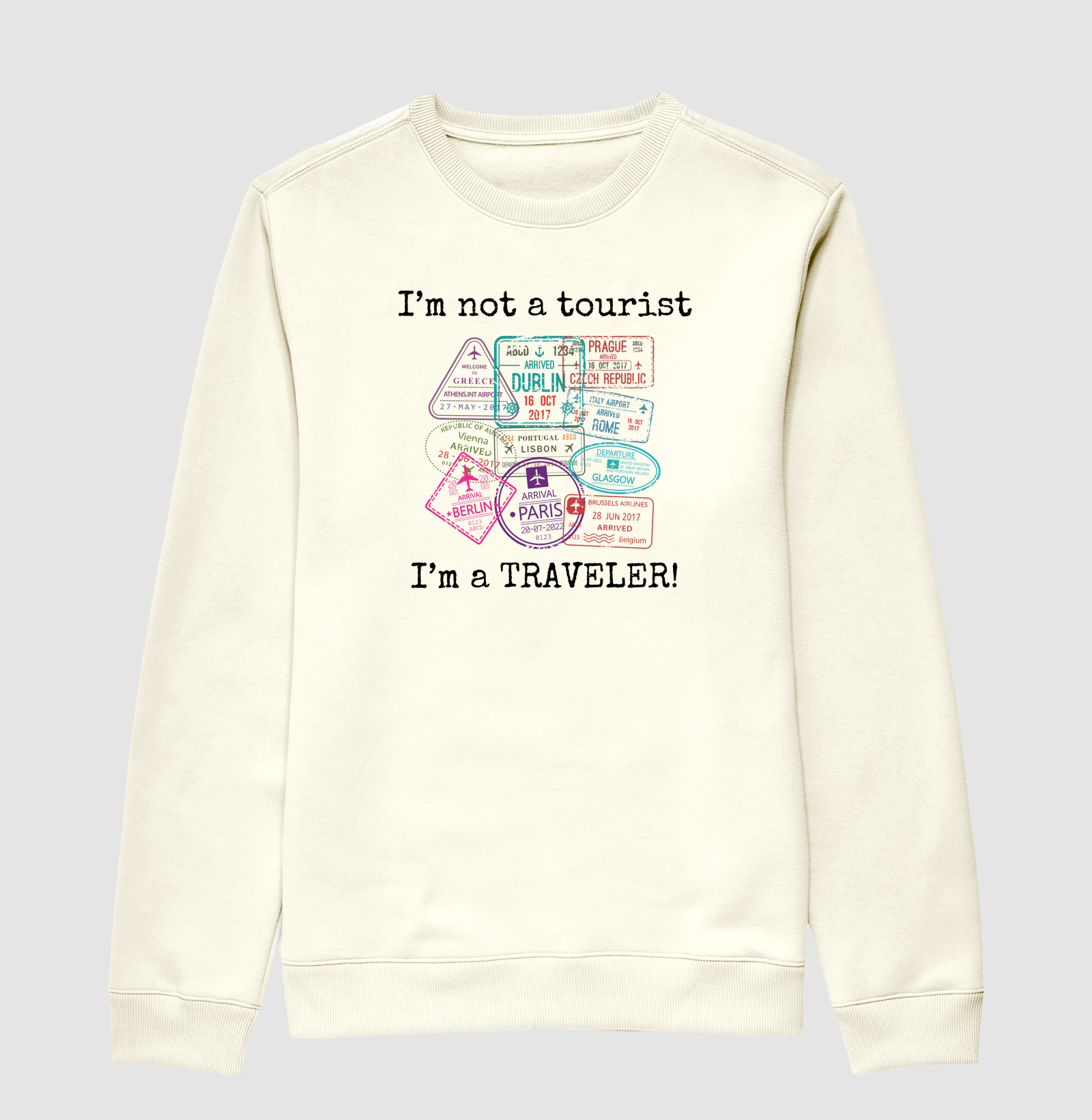 I´m not a tourist, I´m a TRAVELER!