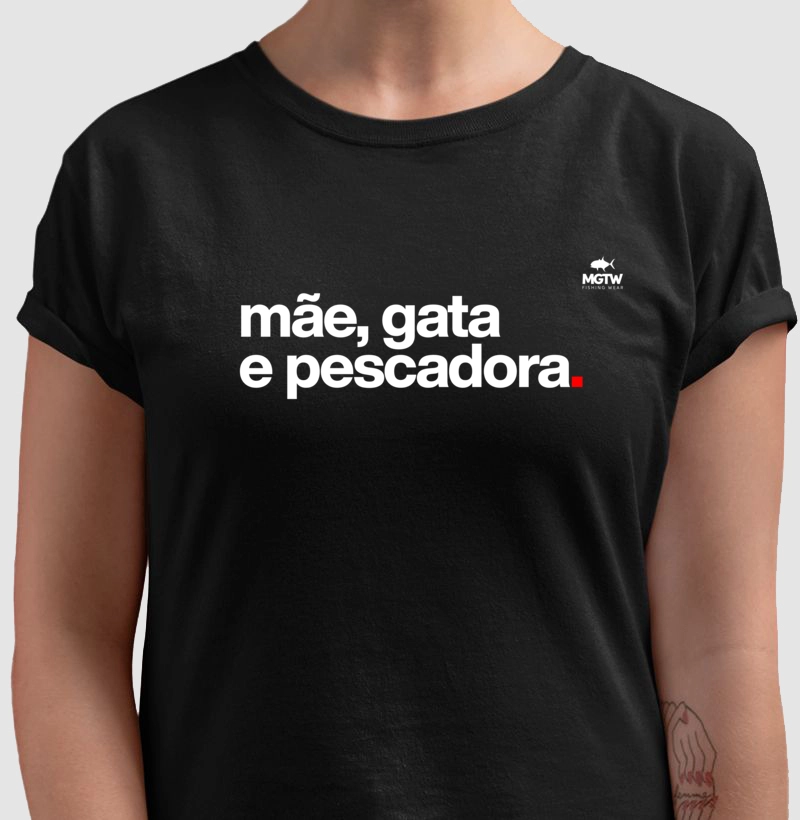 Mãe, gata e pescadora