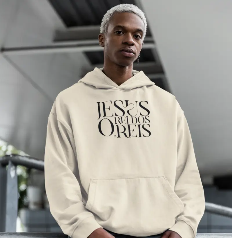 BLUSA HOODIE JESUS O REI DOS REIS