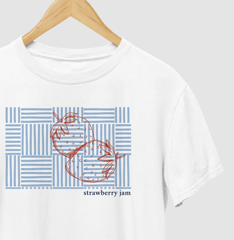 T-shirt Morango listrado