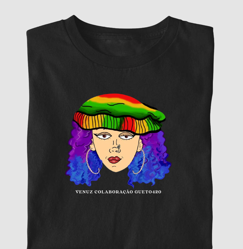 CAMISA GUETO420 colab VENUZ