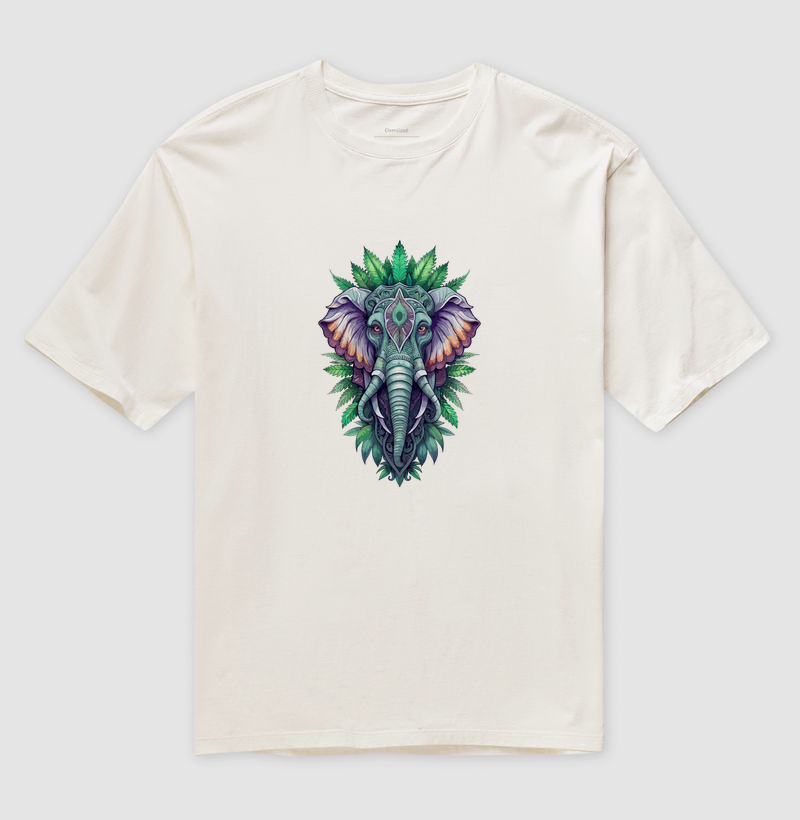 Camiseta Oversized Elephant Spirit
