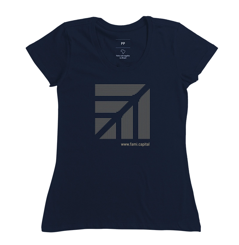 SÍMBOLO LINHAS - FEMININA - AZUL
