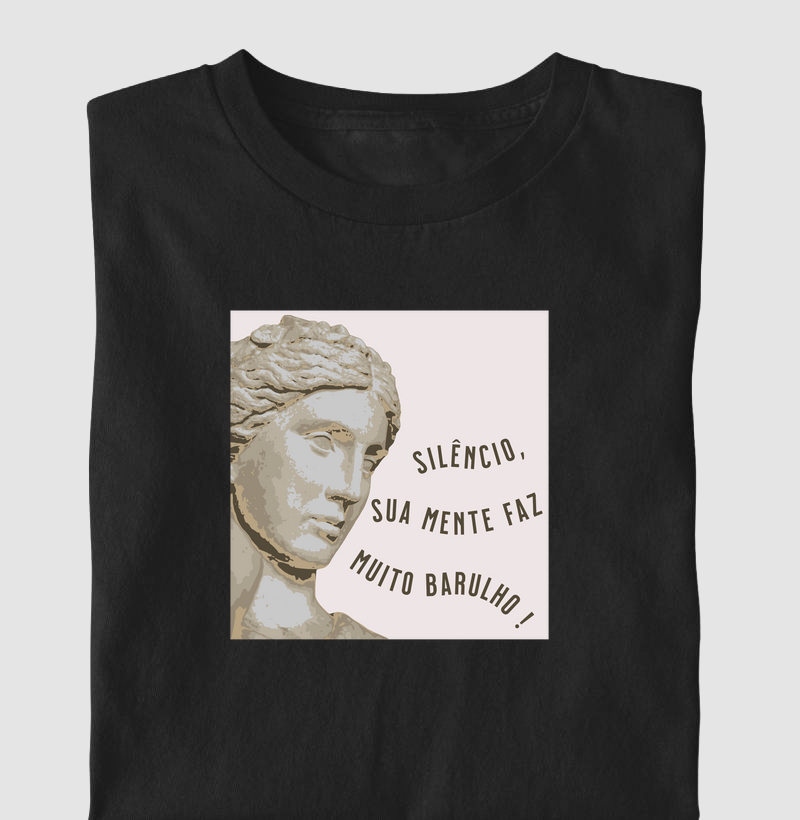 Silêncio, sua mente faz muito barulho