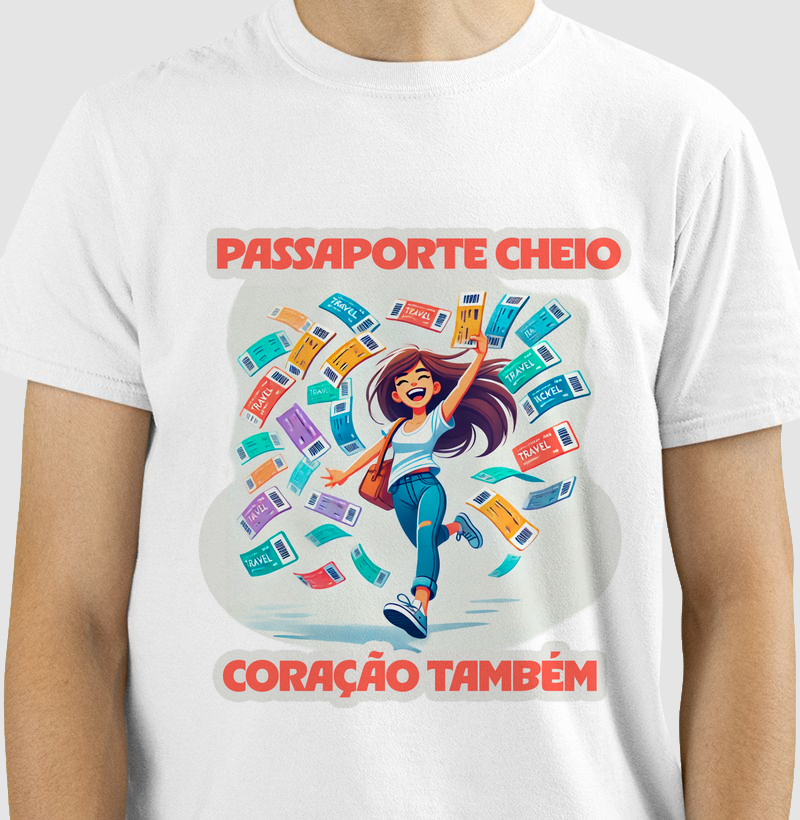 Passaporte cheio. Coração também!