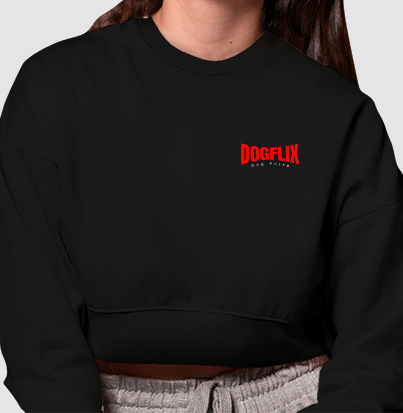 Cropped Moletom Dog Pulse - DOGFLIX