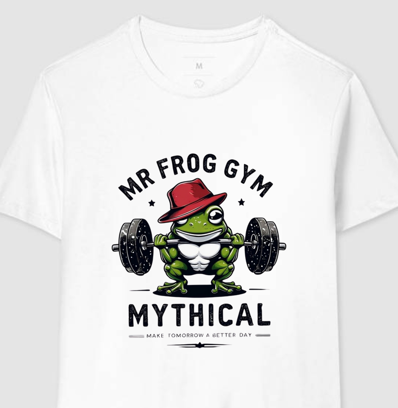 Frog the Gym Camiseta fitness masculina 