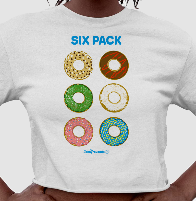 Cropped Donuts Six Pack 