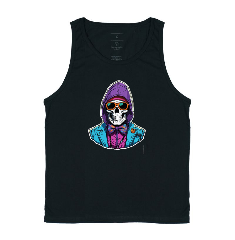 skull borboleta