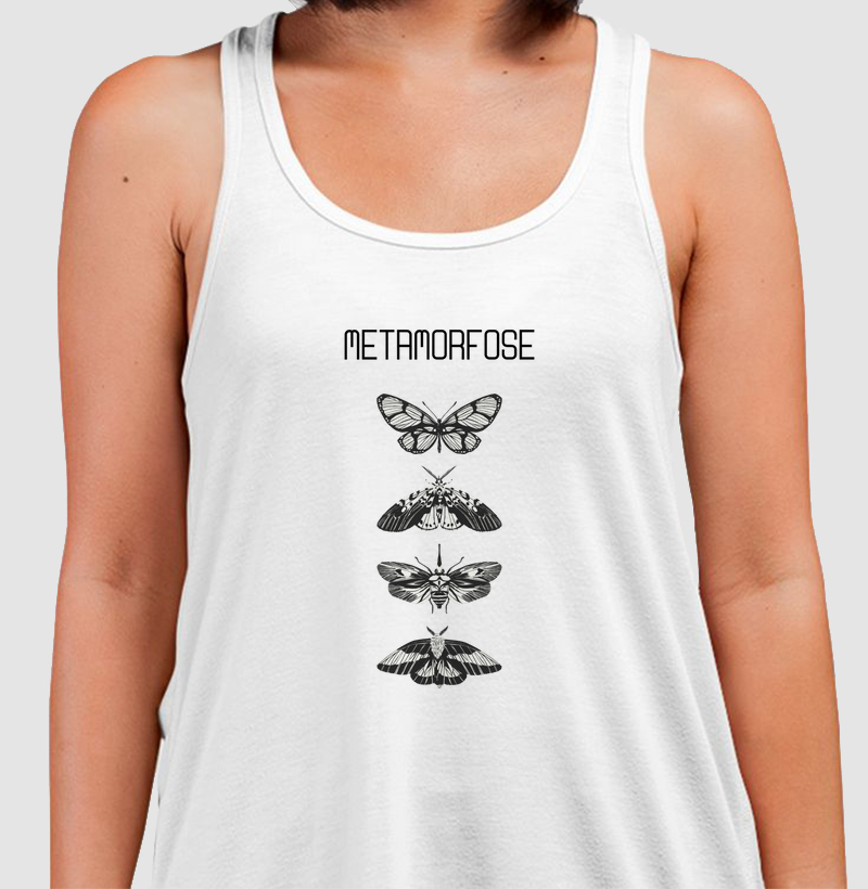 Camiseta feminina - Metamorfose